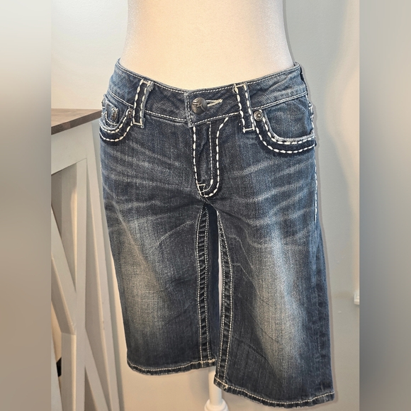 Miss Me Pants - Miss Me Bermuda Denim Shorts Women's Size 29